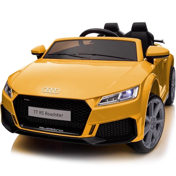 Hikiddo Electric Ride on Car for Kids, Licensed Audi 6V Ride on Toy for Toddlers Age 2-5 with Remote, Bluetooth - Blue