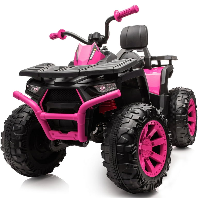 Hikiddo Electric Quad 4-Wheeler for Kids, 24V 4WD, Seater, 800W