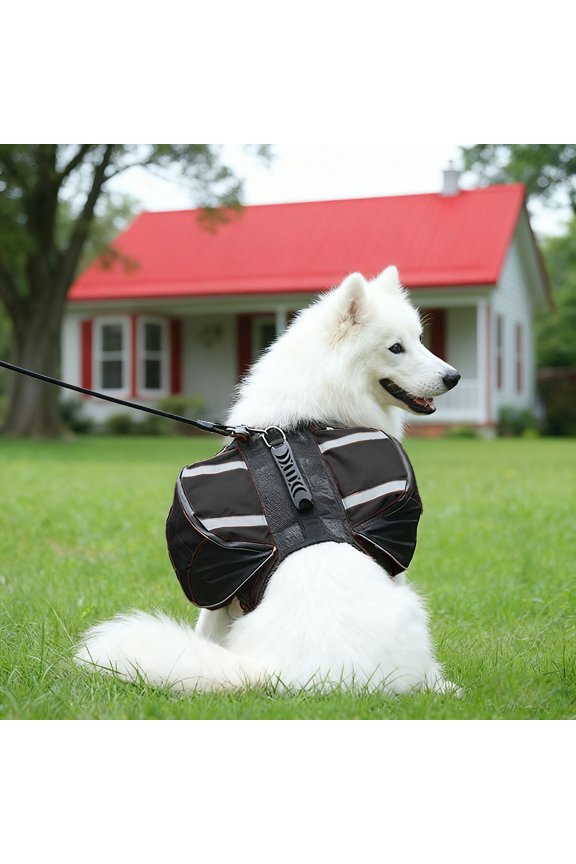 Large Capacity Adjustable Pet Dog Backpack for Outdoor Hiking Training and Daily Walking Comfortable Durable