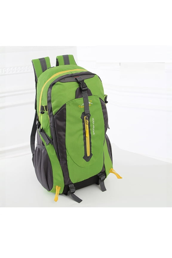 Hiking Backpack 40L Large Capacity Unisex Outdoor Sports Travel Camping Climbing Rucksack, Waterproof Water-Repellent Nylon Material Lightweight Design With Comfortable Shoulder