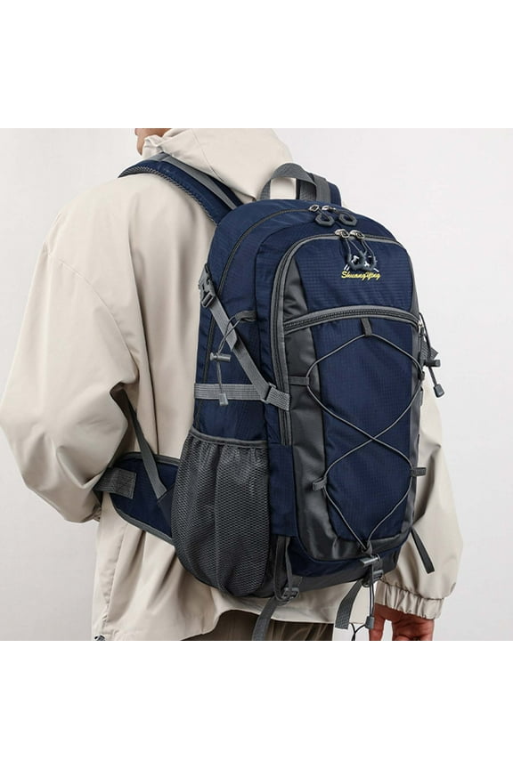 Hiking Backpack 40L Lightweight Packable Daypack for Men & Women | Water-Repellent Camping & Travel Backpack with Laptop Sleeve | 1 Pack