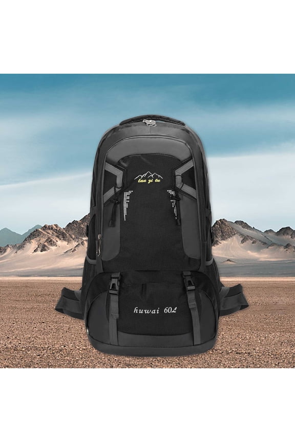 Hiking Backpack, 60L Lightweight Large Rucksack for Men Women, Tear and Water-resistant for Climbing Fishing Travel