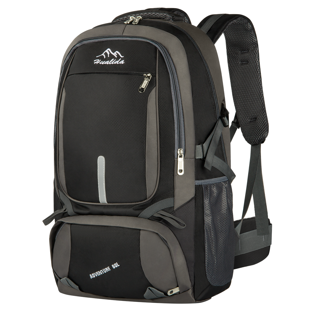 60L Waterproof Lightweight Hiking Backpack with Rain Cover,Outdoor