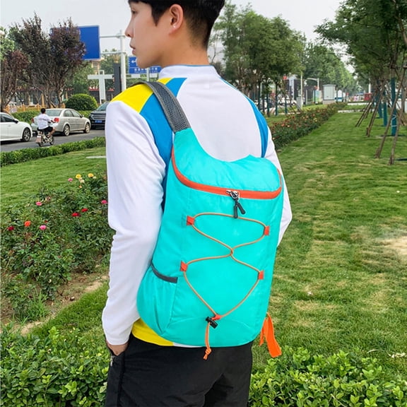 Hiking Backpack Foldable Travel Daypack Large Capacity Lightweight Packable Durable Multi Pocket Storage Design, for Hiking Cycling Travel Outdoor Use