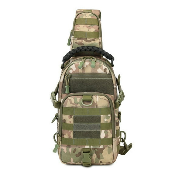 Hiking Backpack Men's Chest Bag Small Sling Bag for Men Crossbody Waterproof & Breathable Compatible with iPad Compartment Bike Bag