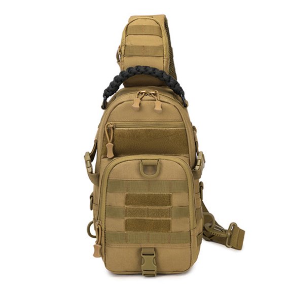 Hiking Backpack Men's Chest Bag Small Sling Bag for Men Crossbody Waterproof & Breathable Compatible with iPad Compartment Bike Bag
