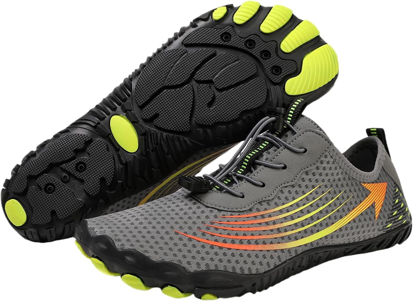 Hiking Barefoot Footwear Womens Breathable & Non-Slip Athletic Footwear Wide Toe Beach Water Shoes