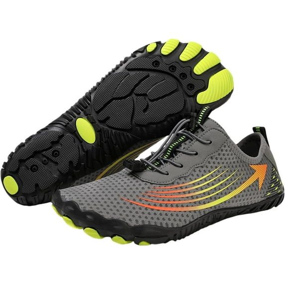 Hiking Barefoot Footwear Womens Breathable & Non-Slip Athletic Footwear Wide Toe Beach Water Shoes