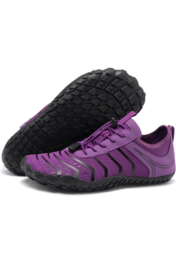 Hiking Barefoot Shoes Womens Mens Footwear,Wide Toe Box Water Shoe for Women Men,Zero Drop Comfortable & Non-Slip Barefoot Vitality Shoe Women's Athletic Footwear for Walking Hiking