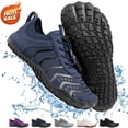 thumbnail image 1 of Barefoot Shoes Womens Mens,Wide-Toe Box Hiking Water Shoes, Non-Slip Quick Dry Breathable Barefoot Shoes for Aquatic Sports Hiking Running Beach Swimming Pool Boating,DarkBlue, 1 of 8