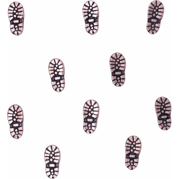 Hiking Boot Map Pins - Copper Finish