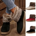 thumbnail image 1 of Hiking Boots Women TKYCMSUAKI Ankle Boots for Women Fur Lined Short Booties Faux Suede Memory Foam Insole - Non-Slip Snow Boots & Mini Womens Winter Boots Shoes for Women 2025, 1 of 10