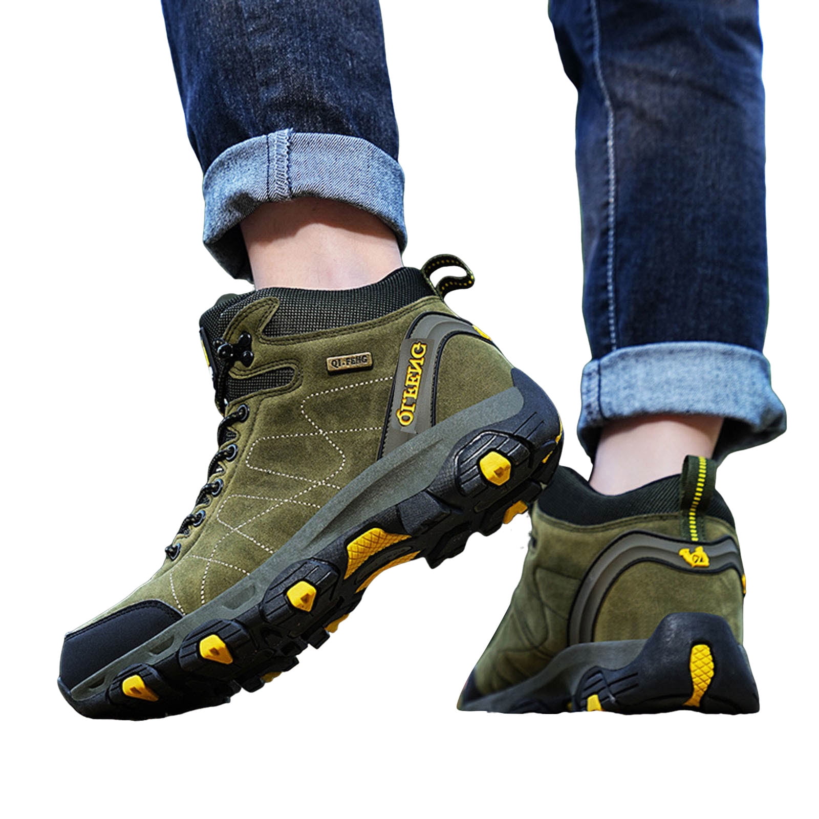 Hiking Boots for Women Men Unisex Waterproof Non Slip Outdoor Trekking Backpacking Mountaineering Sneakers