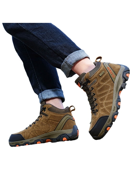 Hiking Boots for Women Men Unisex Waterproof Non Slip Outdoor Trekking Backpacking Mountaineering Sneakers