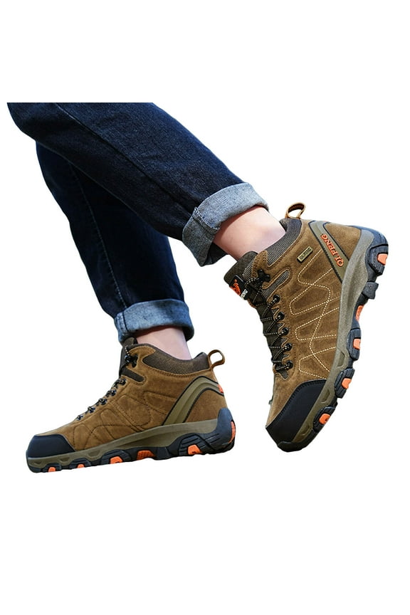 Hiking Boots for Women Men Unisex Waterproof Non Slip Outdoor Trekking Backpacking Mountaineering Sneakers