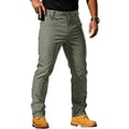 thumbnail image 1 of Hiking Casual Cargo Pants for Men Stretch Water Resistant Ripstop Pants Outdoor Lightweight Work Pant(No Belt), 1 of 6