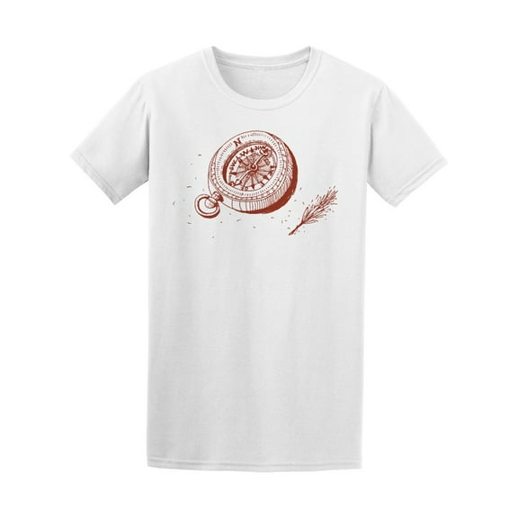 Hiking Compass, Camp Lovers T-Shirt Men -Image by Shutterstock, Male x-Large