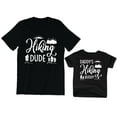 thumbnail image 1 of Hiking Dude Men's T-Shirt Outdoors Graphic Tee Daddy's Hiking Buddy Kids Toddler Shirt Youth, 1 of 3