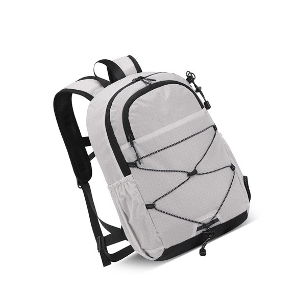 Hiking Gear Fesjoy Ventilated Backpack, Lightweight Travel Backpack, Large Capacity Splashproof Daypack with Safety Whistle for Urban Day Trips, Daily Hiking, Weekend Getaways, and Daily Use