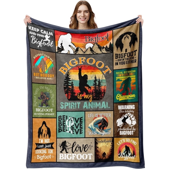 Hiking Gifts for Men Women, Cool Hiking Gifts, Hikers Gifts, Gifts for Hikers, Hiking Lovers Gifts Idea, Outdoor Caming Adventure Gifts for Hikers Lovers, Hiking Rv Travel Gifts Blanket 50"x60"