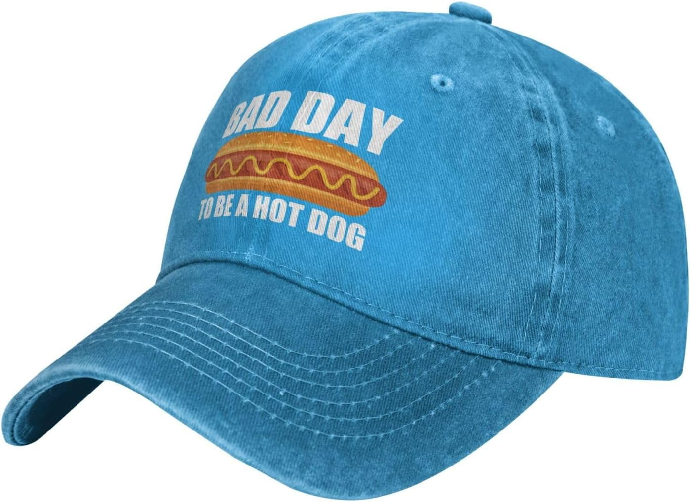 Hiking Hats for Men Bad Day to Be A Hot Dogs Cute Baseball Caps for