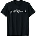 thumbnail image 1 of Hiking Heartbeat for Mountaineering Climber Hikers T-Shirt, 1 of 2