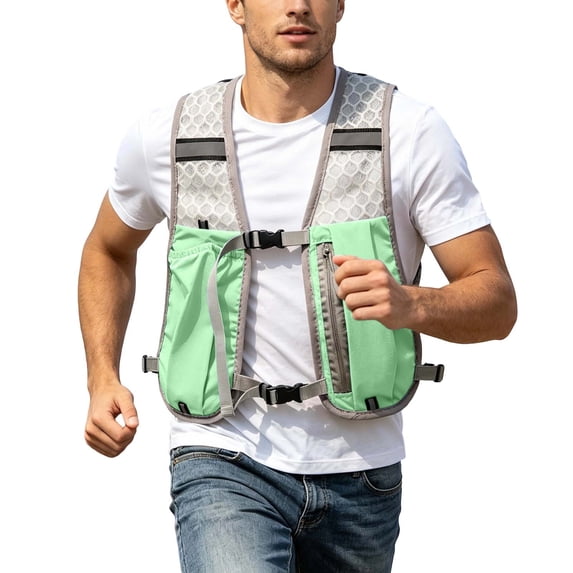 Hiking Hydration Vest Running Pack Adjustable Breathable for Camping Travel Daily