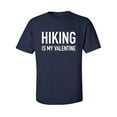 thumbnail image 1 of Hiking Is My Valentine Adult Short Sleeve T-shirt, 1 of 4