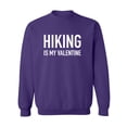thumbnail image 1 of Hiking Is My Valentine Crewneck Sweatshirt, 1 of 2