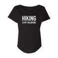 thumbnail image 1 of Hiking Is My Valentine Womens Dolman Tee, 1 of 3