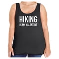 thumbnail image 1 of Hiking Is My Valentine Womens Tank Top, 1 of 1