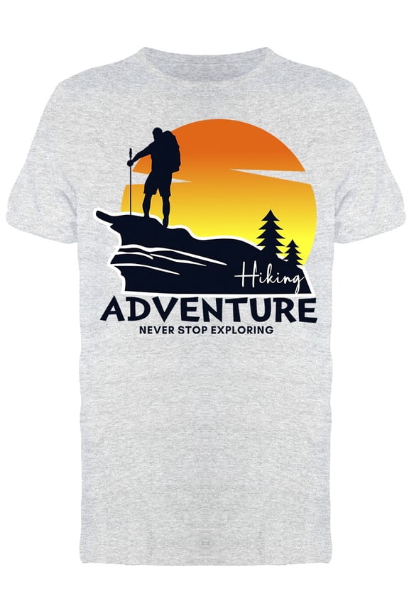 Hiking Outdoor Adventure Tee Men's -Image by Shutterstock