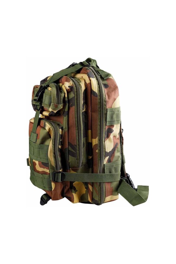 Hiking Pack Travel Backpack Sport Rucksack Double Shoulder Climbing Daypack Camouflage Equipment Carrier Storage Pouch Heavy Duty Bag for Camping Hunting,A