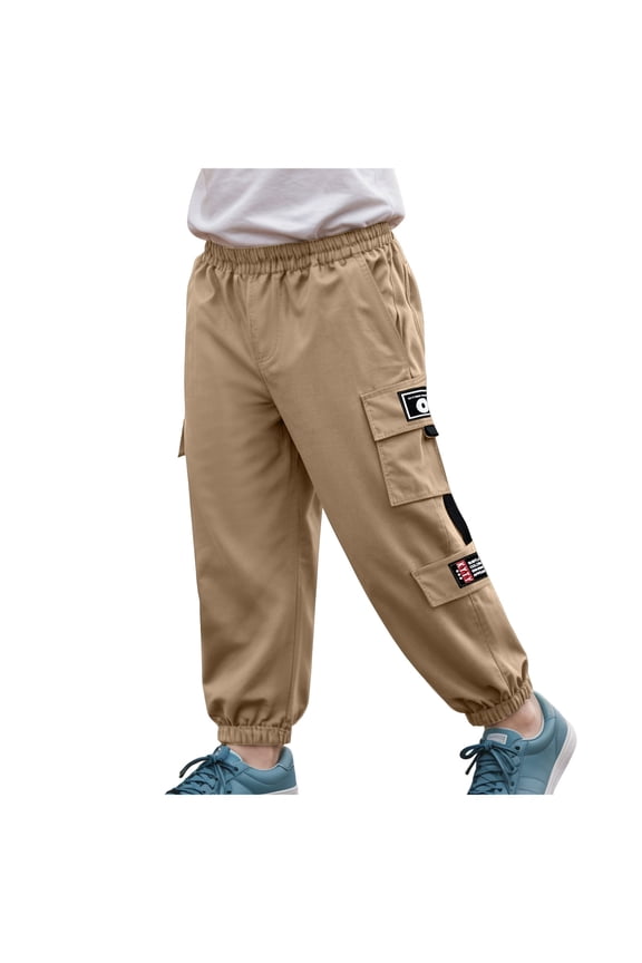 Hiking Pants Kids Baseball Pants Youth Boys Boys Sweatpants Athletic Workout Kids Clothes Boys Joggers with Pocket and Drawstring