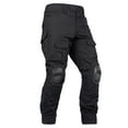 thumbnail image 1 of TRGPSG Men's Work Pants with Knee Pads,10 Pockets Hiking Pants for Men G3 Camo Hunting Pants,Black,Size 40, 1 of 5