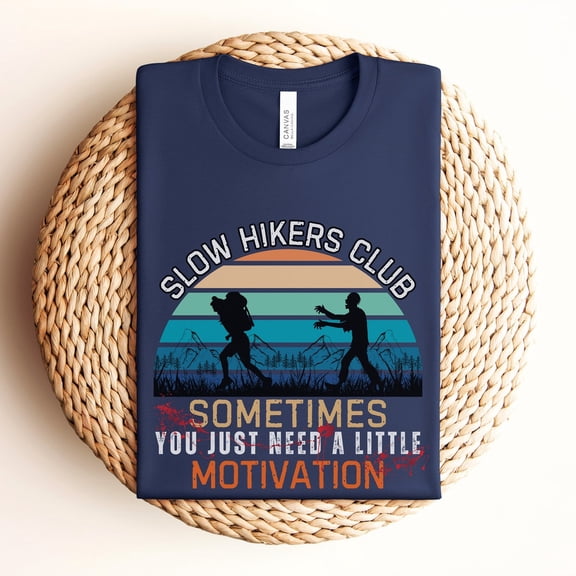 Hiking Shirt, Backpacking s for Out of Breath Slow Hikers, Camping Outdoors Tshirt, Mountain Adventure Zombie Lover Hiking Club, F5645 All Size S-5Xl