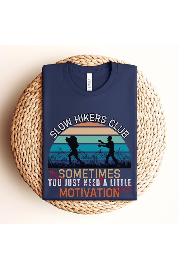 Hiking Shirt, Backpacking s for Out of Breath Slow Hikers, Camping Outdoors Tshirt, Mountain Adventure Zombie Lover Hiking Club, F5645 All Size S-5Xl