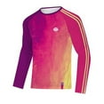 thumbnail image 1 of Hiking Shirt Mens Long Sleeve Sun Protection Shirts UPF50+ Rash Gurad UV Quick Dry Purple M, 1 of 8
