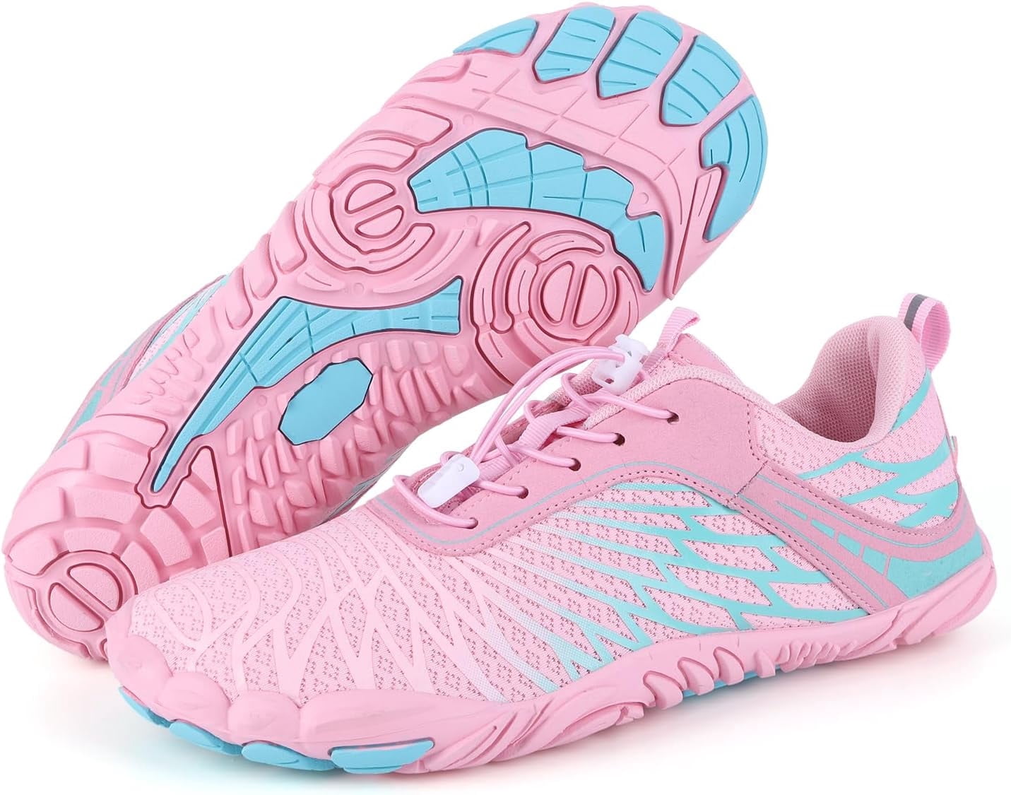Hiking Shoes Barefoot Shoes for Autumn Winter, Upgraded Thickened Minimalist Barefoot Shoes Women Men Non-Slip & Wide Toe Zero Drop Athletic Hiking Trail Running Shoes