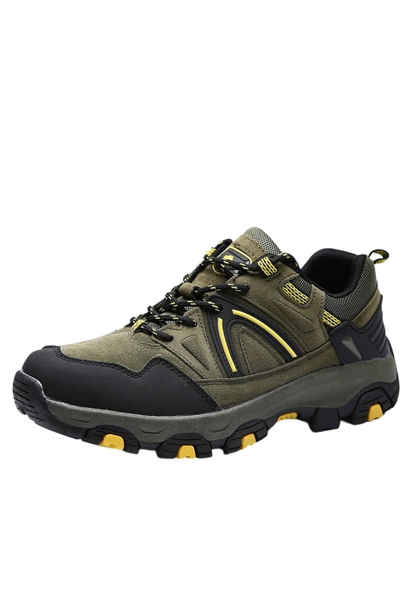 Hiking Shoes Men Breathable Non- Sneakers Lightweight Low Top for Outdoor Trailing Trekking Walking