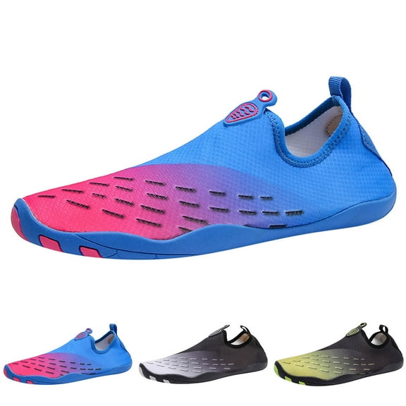 Hiking Shoes Men Waterproof Men's Comfort Barefoot Water Shoes Quick Dry Swim Diving Surf Aqua Water Sports Shoes, BLACK Size 11