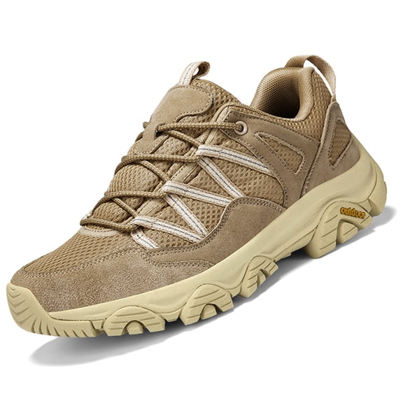 Gexuosn Hiking Shoes for Women Outdoor Lightweight Trekking Camping Hiking Boots Running Shoes,Khaki