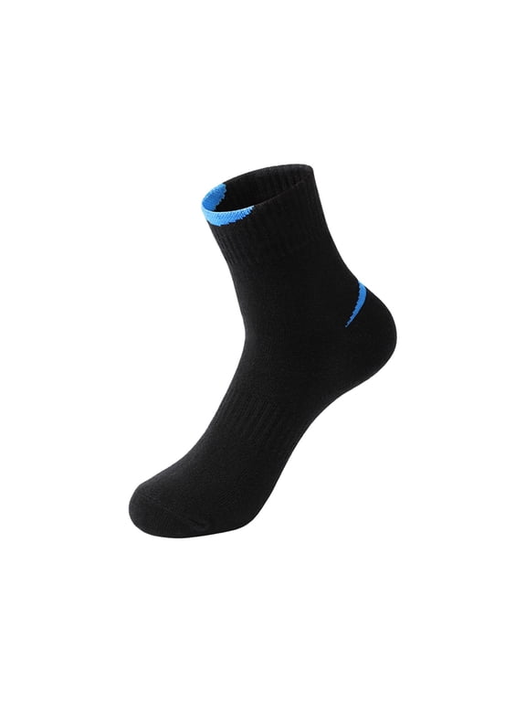 Hiking Socks Men Women BWASD Active Cushioned Moisture-wicking Thin Breathable Crew Socks Odor Proof Mid Calf for Sports Workout Daily Casual Wear