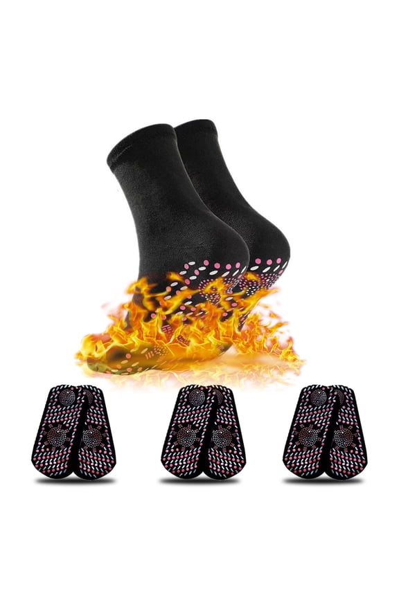 Hiking Socks Women New Self-Heating Socks Heating Winter Men and Women Camping Fishing Riding Self-Heating Socks Style B-93 Multicolor One Size