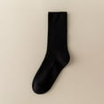 thumbnail image 1 of Hiking Socks Women New Womens Crew Socks Casual Socks Athletic Socks Black Free Size, 1 of 5