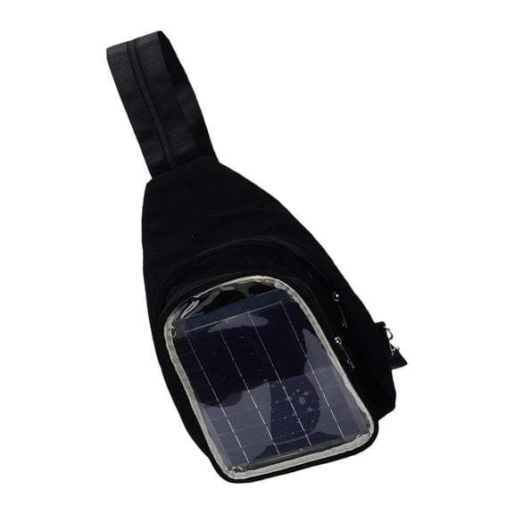 Hiking Solar Power Backpack With Removable 10W Solar Panel For Phone Charging On The Go Daypack