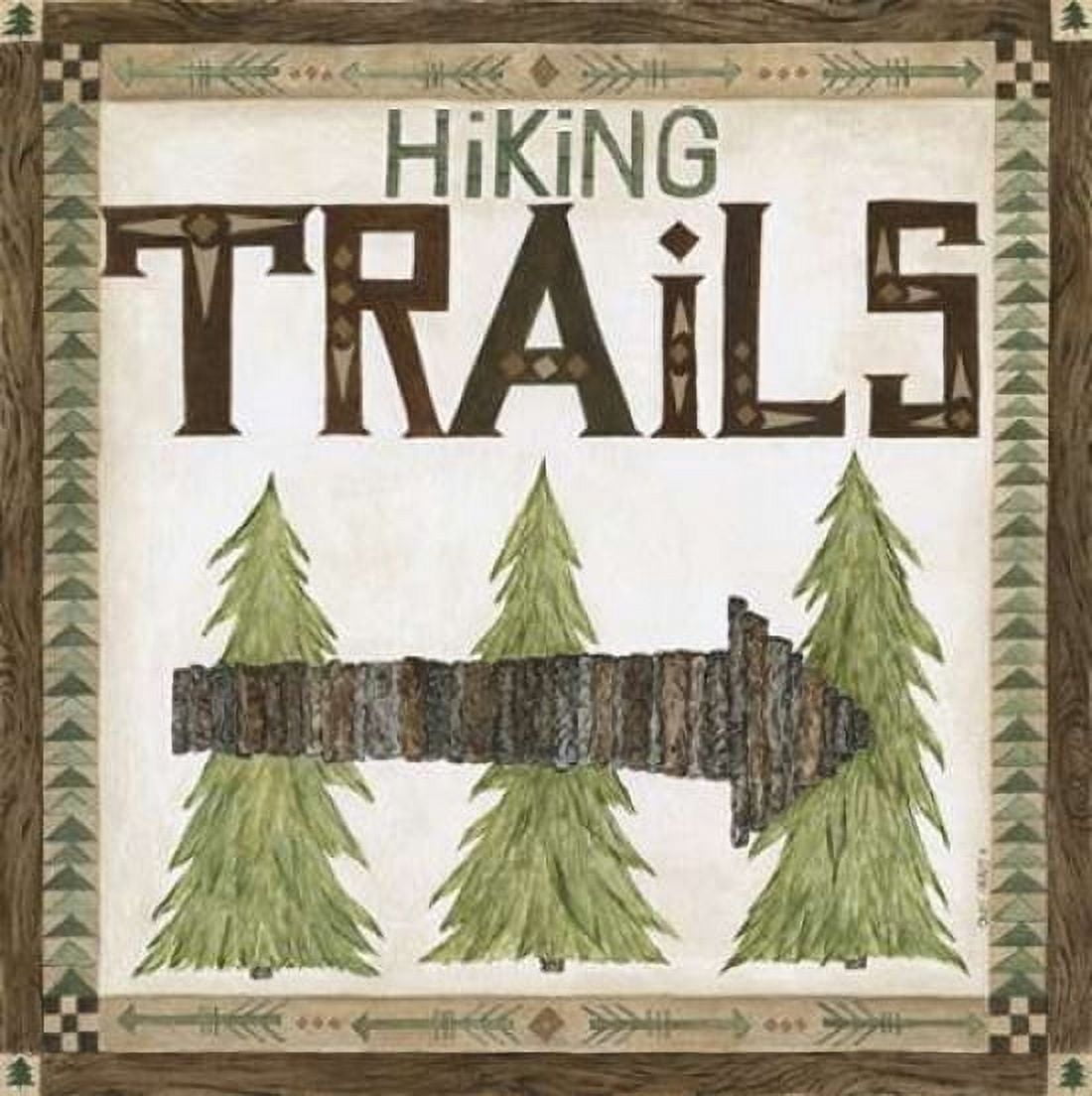 Hiking Trails Canvas Art - Cindy Shamp (24 x 24)
