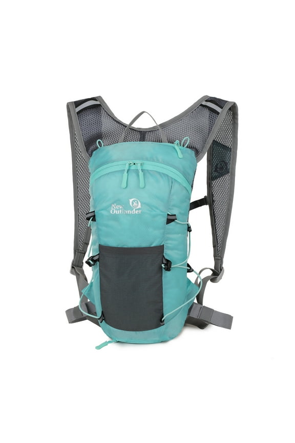 Hiking Water Backpack Running Water Resistant Backpack for 2L Water Bladder Camping Necessities Emergency Backpack with Reflective Design Hiking Necessities