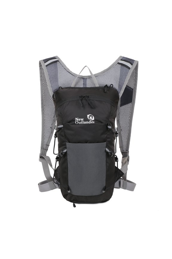 Hiking Water Backpack Running Water Resistant Backpack for 2L Water Bladder Camping Necessities Emergency Backpack with Reflective Design Hiking Necessities