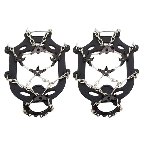 Hiking and Winter Rock Climbing with Adjustable Secure Straps for Outdoor Terrain 2PCS